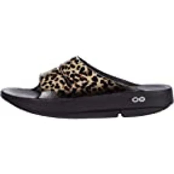 Oofos OOahh Slide LIMITED Women's Cheetah